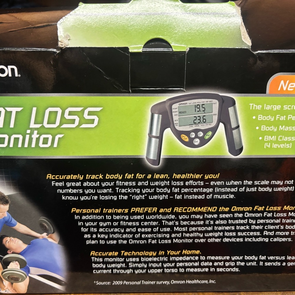 OMRON Fat Loss Monitor - Black and Green
